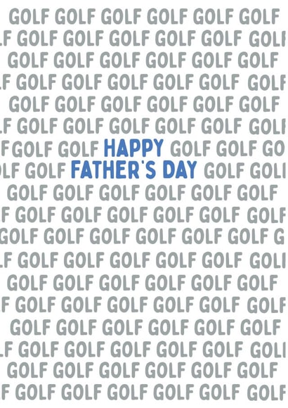 Golf Golf Golf Father's Day card created by @Laura Lonsdale Designs