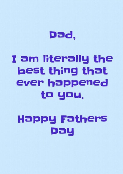 Best thing Fathers Day Card created by TickledPink
