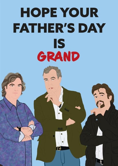 The Grand Tour Father's Day card created by Iconicus Design