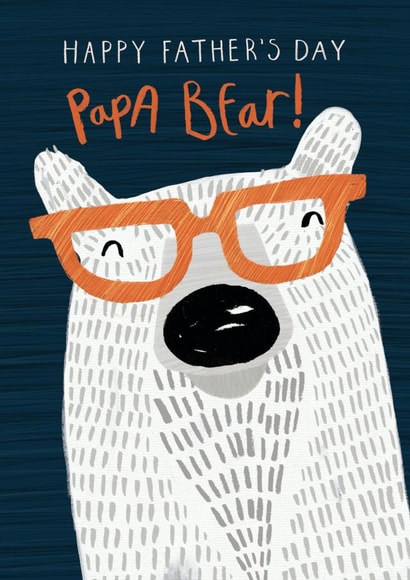 Papa Bear Father's Day card created by Kelsey  Collings 