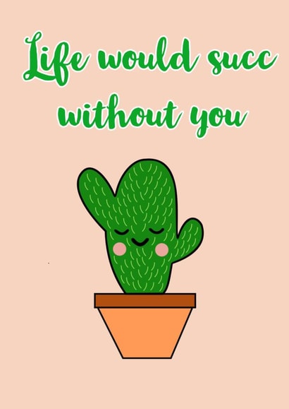 Plant Love/Friendship Card created by @RoseDesignCards