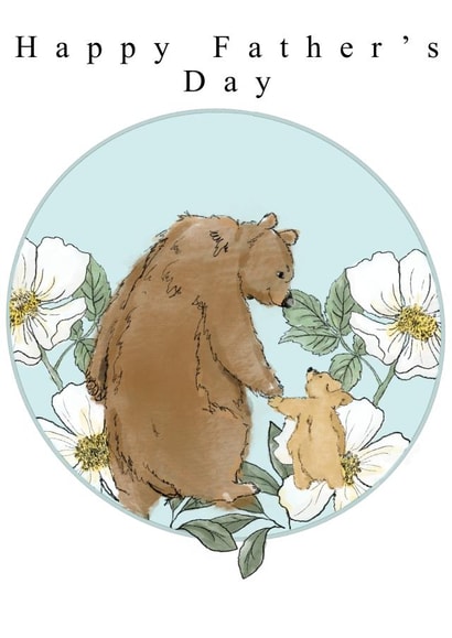Father bear card created by A******
