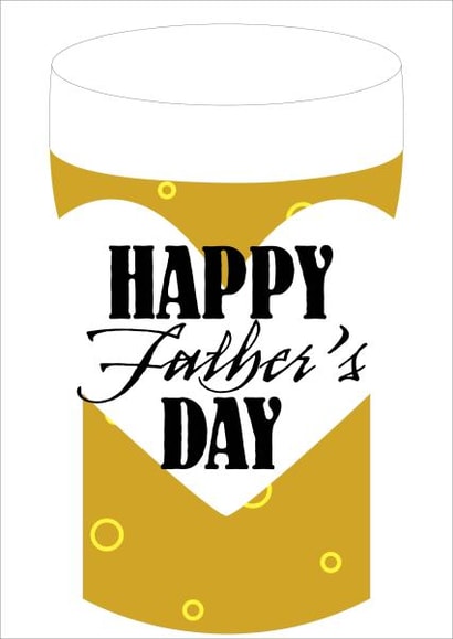 Happy Father's Day Beer Card | thortful