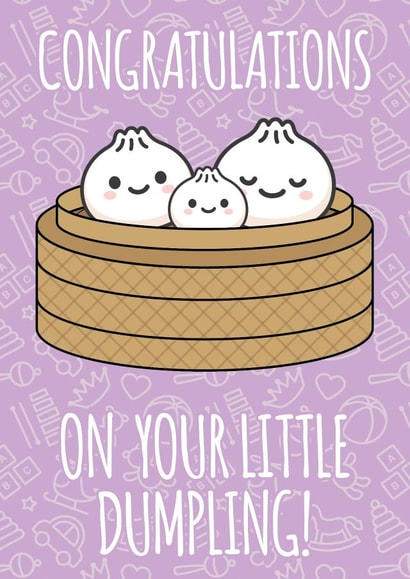 Cute new baby card created by Lucie Chapman