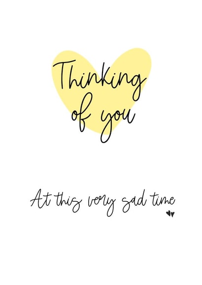 Thinking of You Sympathy Card 1001 created by AJK Stitch Designs 