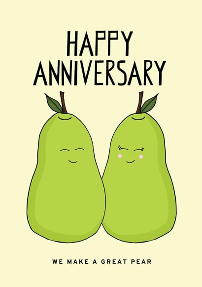 Happy Anniversary - We make a Great Pear created by Pearl Ivy