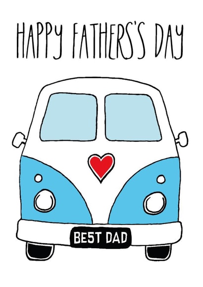 Camper Van Father's Day Card For A Special Dad created by Knick Knack Crafts