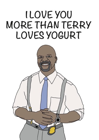 I love you - Terry Jeffords card created by Table 8