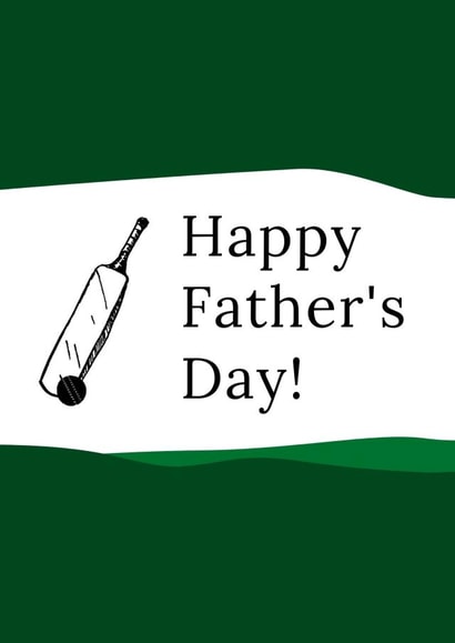 Cricket Father's Day Card created by Isobel Kate Cards
