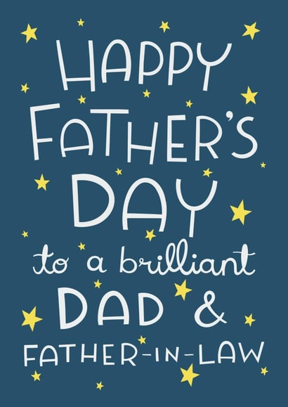 Brilliant Dad and Father-in-Law created by Emma Blue