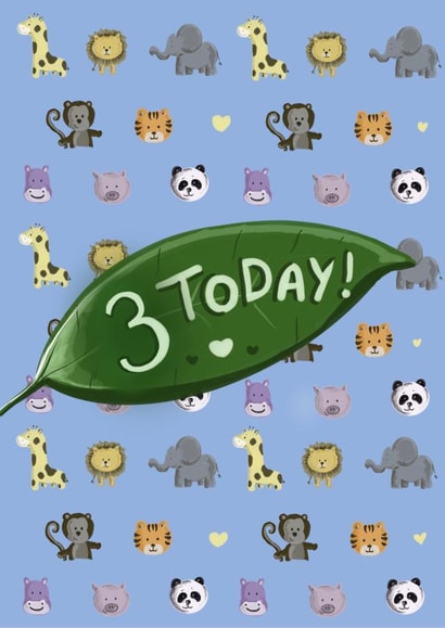 3 today jungle card  created by AP Designs