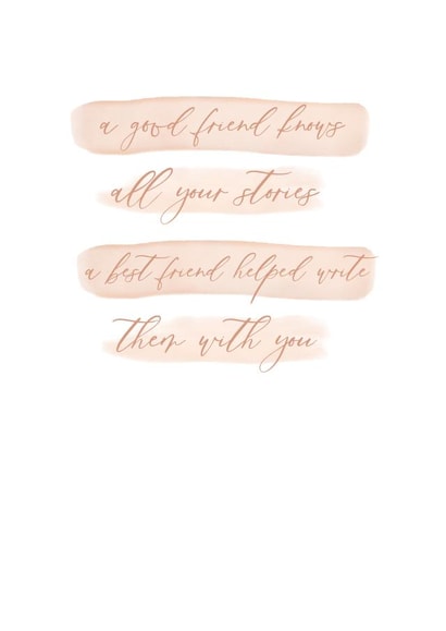 Best Friend Card created by Jodie Gaul & Co