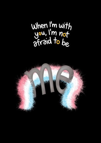 You Make Me Love My Uniqueness Love card created by @MarcoLooks