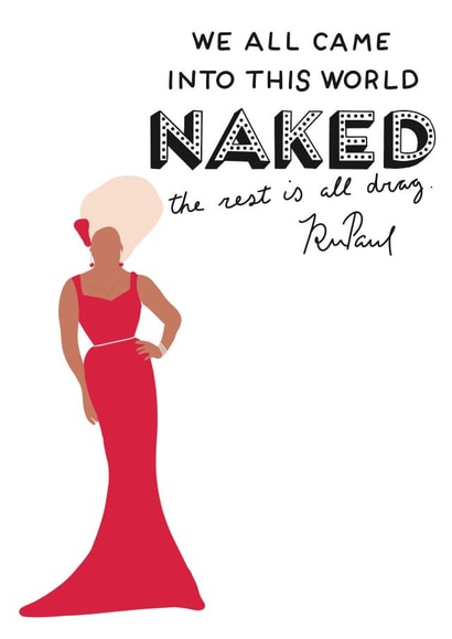 It’s all drag! Just because card created by Gail Jackson