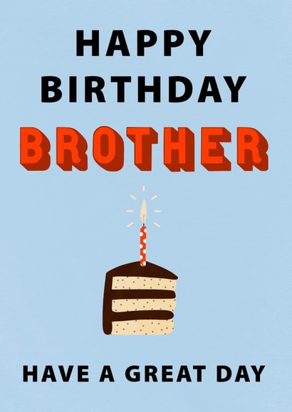 Happy Birthday Brother card created by Kamiya Chirodian