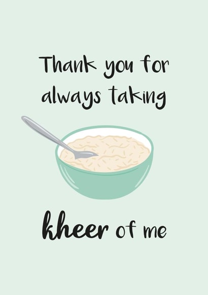 Father's Day Take Care Of Me Thank You Card created by Gheetings Cards