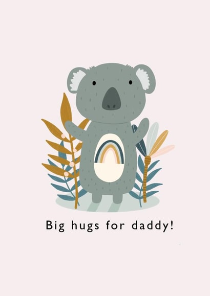 Koala Father's day card created by Printed Picnic