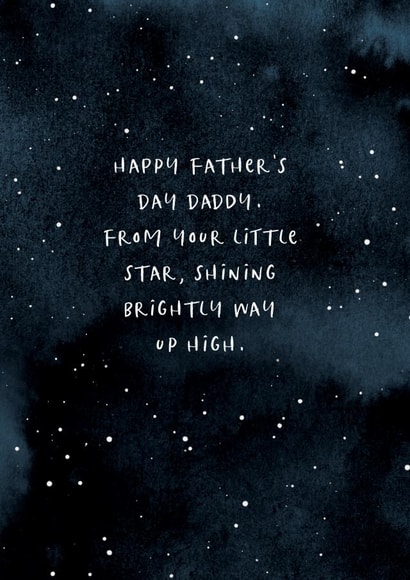 Bereaved Father's Day Card created by I am Nat