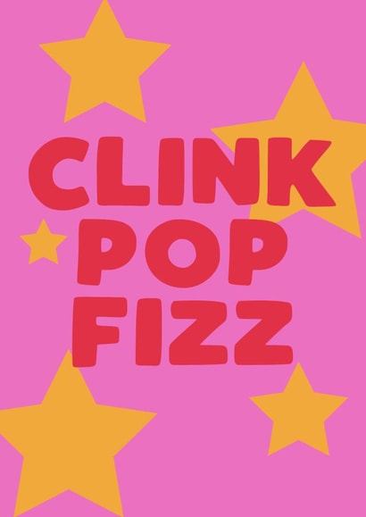 Clink Pop Fizz Celebration card created by @TheCardEdit