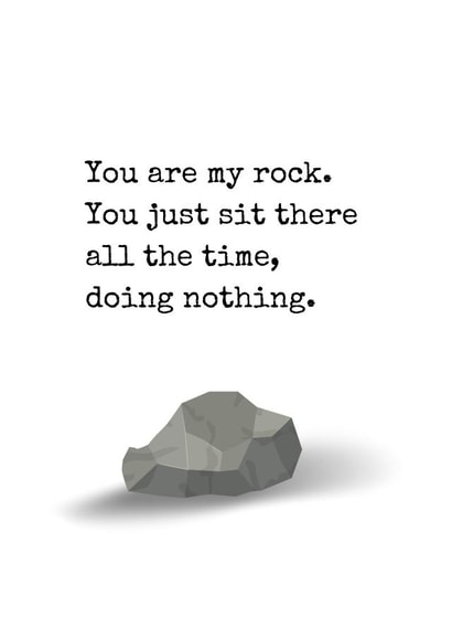 Cheeky Love Rock Card created by Rhymes for Reasons