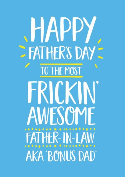 Awesome Father-in-Law Father's Day Card created by Elaine Miles
