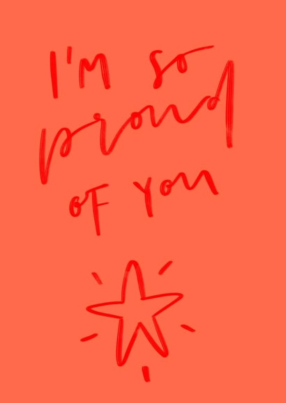 I'm so proud of you created by Bee Davies