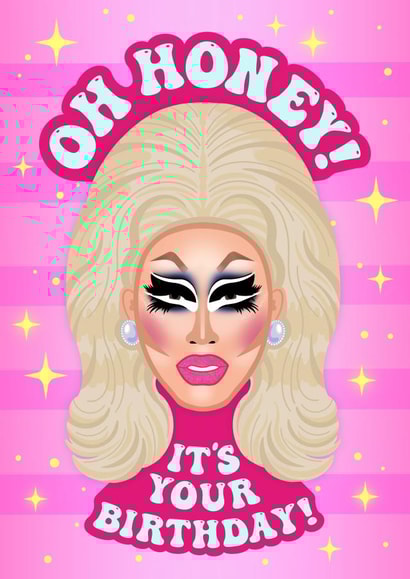 Funny Birthday Card - Trixie Mattel - Drag Race created by Drag Apparel