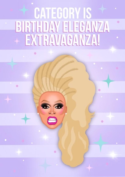 Birthday Eleganza Extravaganza created by Drag Apparel
