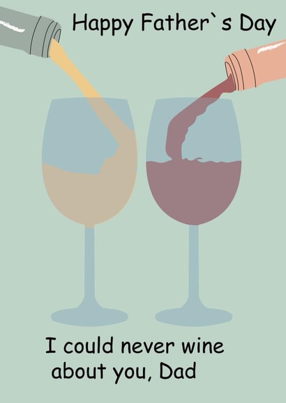 Father's day wine created by Ruslana Romanenko