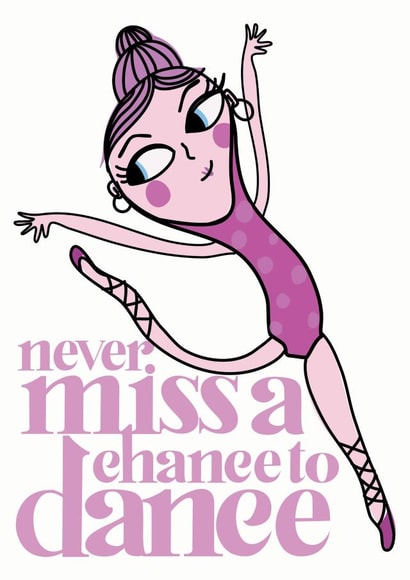 Inspirational Chance to Dance Card created by Elnup