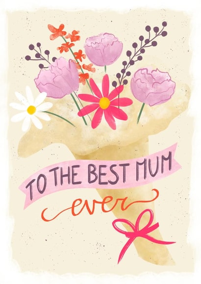 To the best mum ever bouquet created by Silvia Volpe