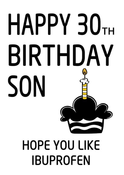 Happy 30th Birthday Son created by LOLCARDZ