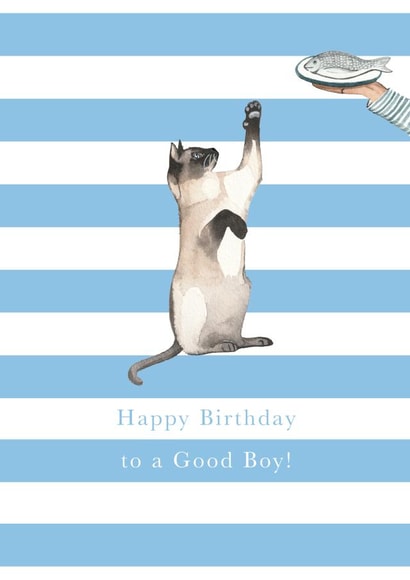 Siamese Cat Birthday Card created by Paper Maven