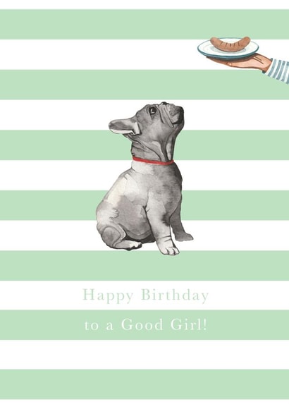 French Bulldog Birthday Card - Birthday Girl  created by Paper Maven
