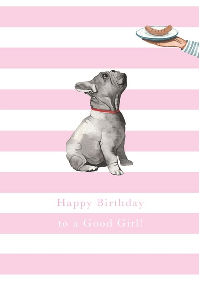 French Bulldog Birthday Card - Birthday Girl created by Paper Maven