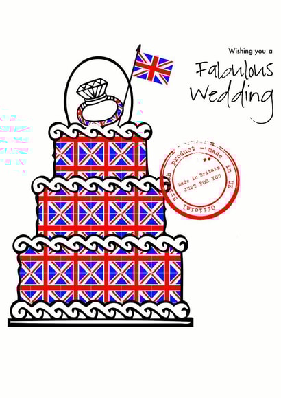 Wishing you a Fabulous Wedding created by Nicky Dawson