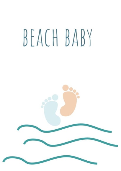 Beach Baby created by Sand and Seagull