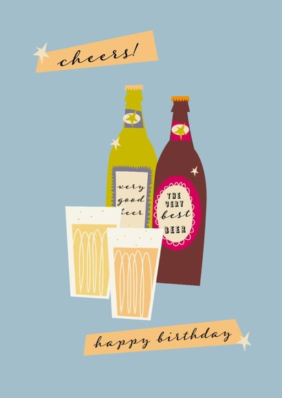 Cheers, Happy Birthday created by Alison Porter