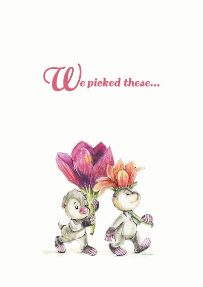 Two kids are picked these... created by Biancodizinco Art