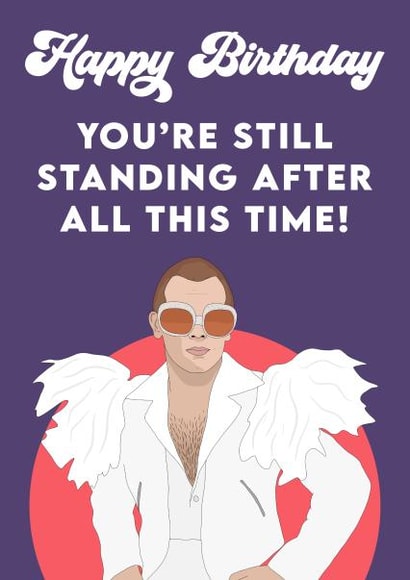 Elton John Birthday Card | thortful
