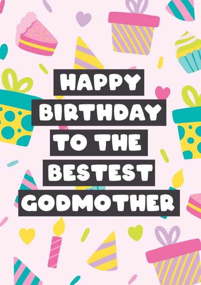 Bestest Godmother created by Bev O'Connor || @oconnordesign