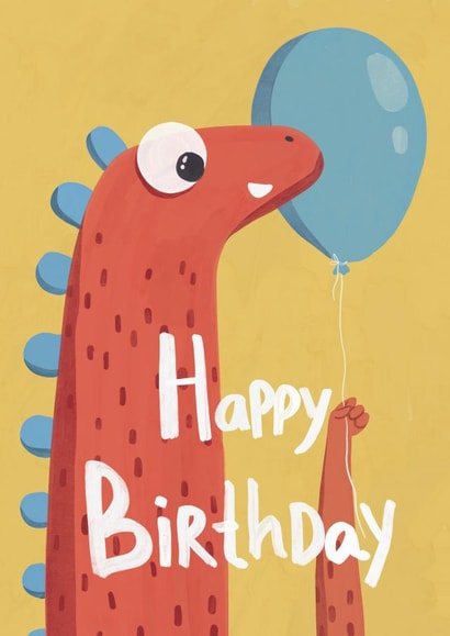 Birthday Dinosaur Balloon created by Vavosha