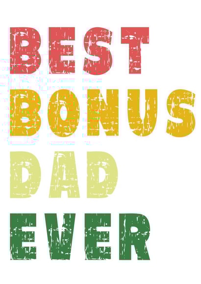 Father's Day, Birthday or Christmas Gift from Kid for Stepfather. created by Creative Agnes