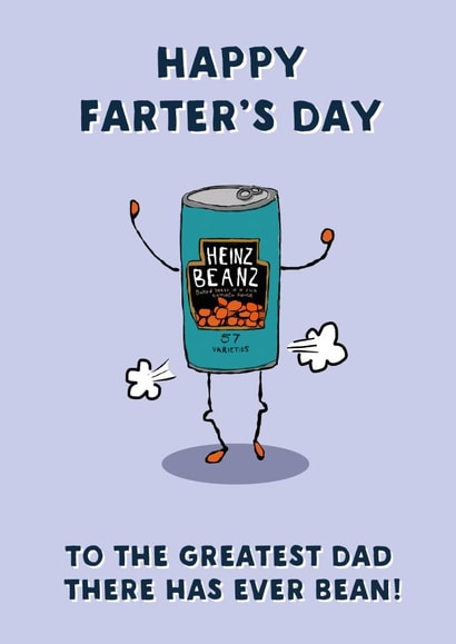 Fun Father's Day Card - Happy Farter's Day created by Artsy Gift Co