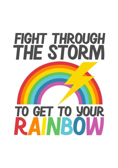 Fight Through The Storm created by Fighty Pants