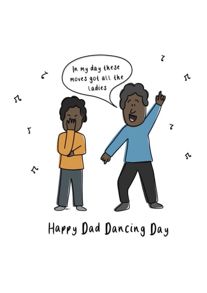 Dad Dancing Father’s Day created by Katie Glover Graphics