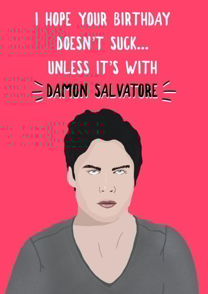 Damon Salvatore Birthday created by Faye Burtenshaw