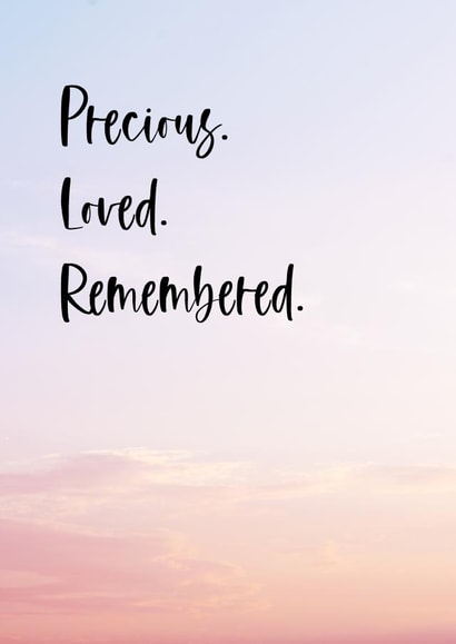 Sunset Sky Sympathy Card created by Betty & Nell