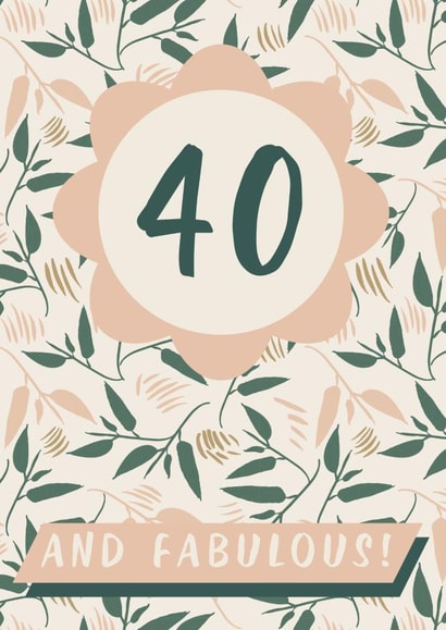 Forty and fab garden botanicals created by Kattern Design