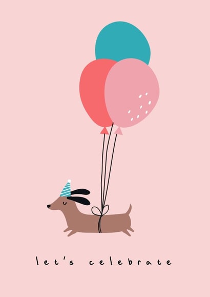 Let's Celebrate, Sausage Dog party created by Jessica Eyre